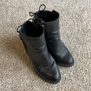 Faux Leather Booties